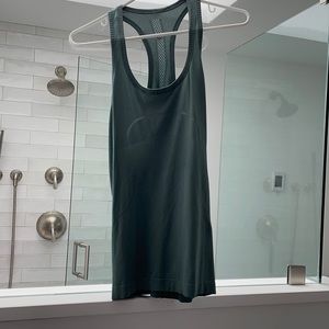 sage green lululemon swiftly tech racer back